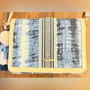 Spartina 449 Blue and Cream Crossbody